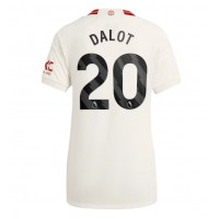 Dámy Fotbalový dres Manchester United Diogo Dalot #20 2023-24 Třetí Krátký Rukáv